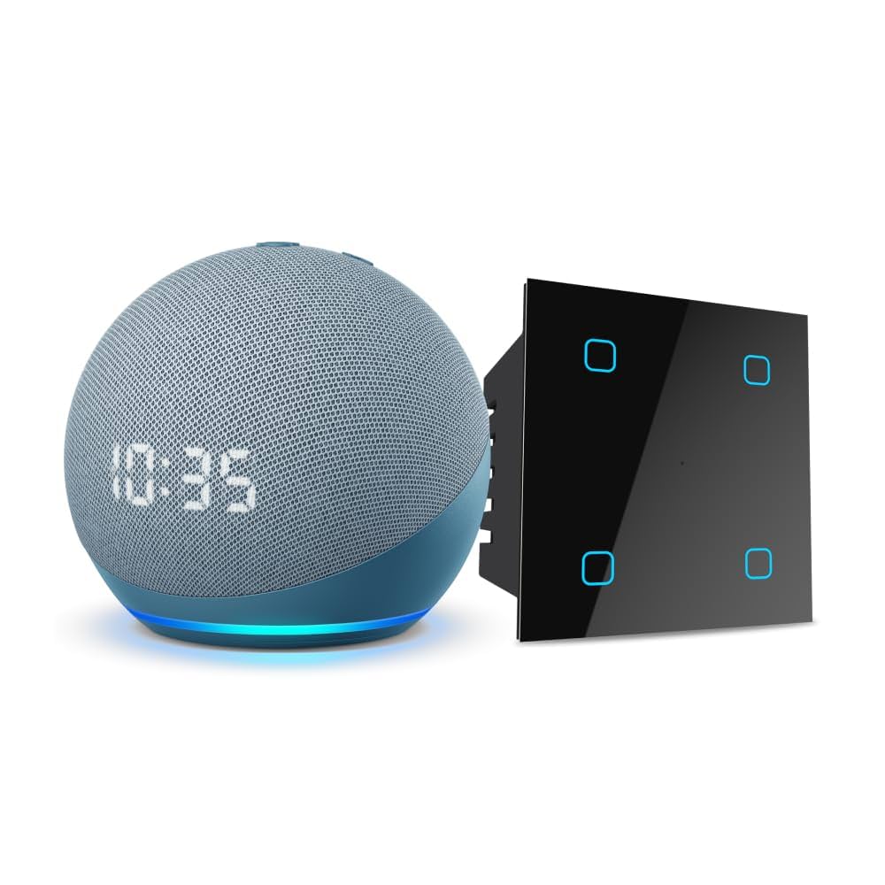 【らっちゃん】Echo Dotと with clock のセット Amazon | Echo Dot with clock 第5世代 - 時計付きスマート